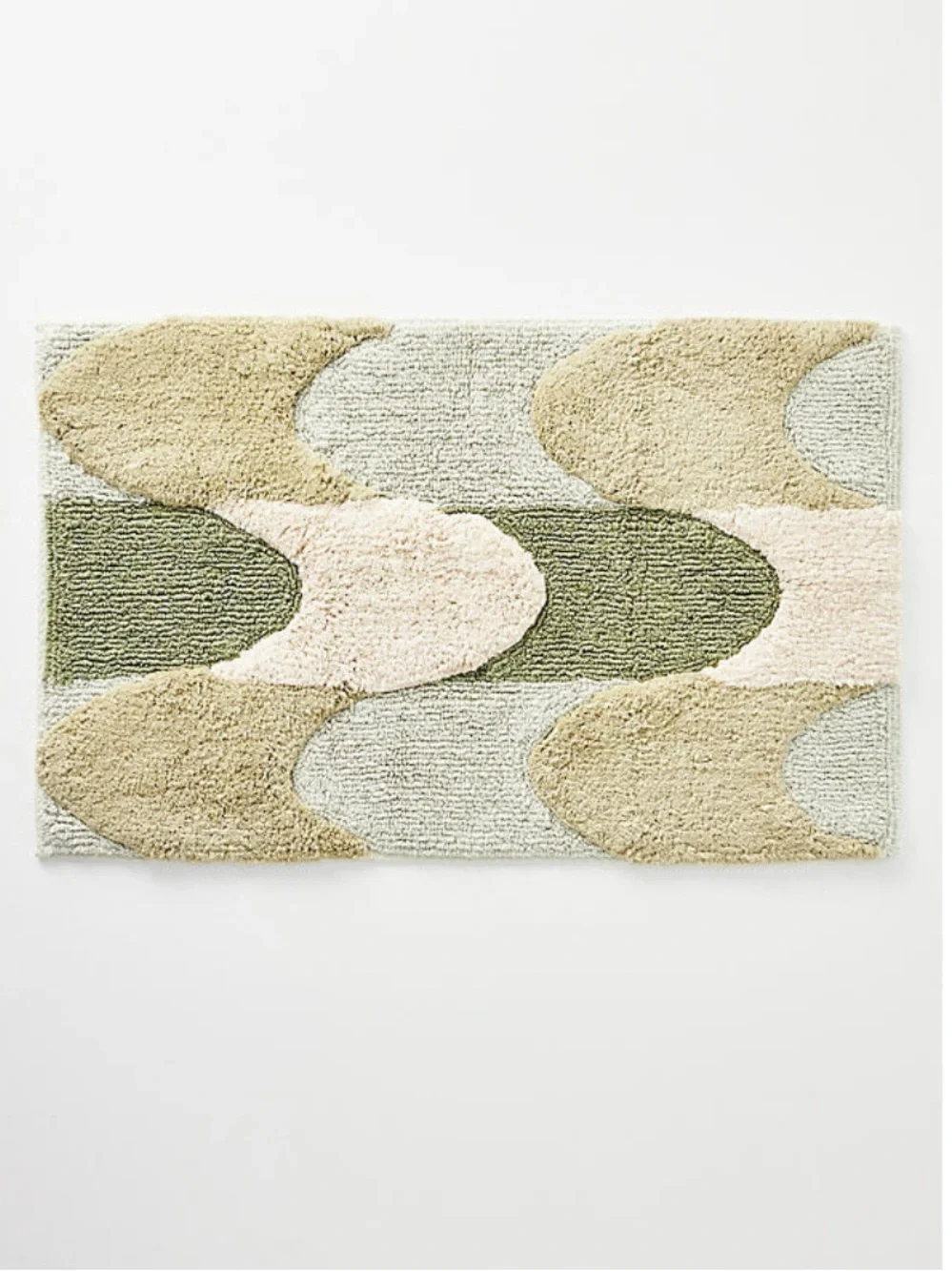Anthropologie Tufted Edith Bath Mat NWT FLAW